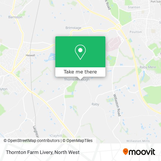 Thornton Farm Livery map