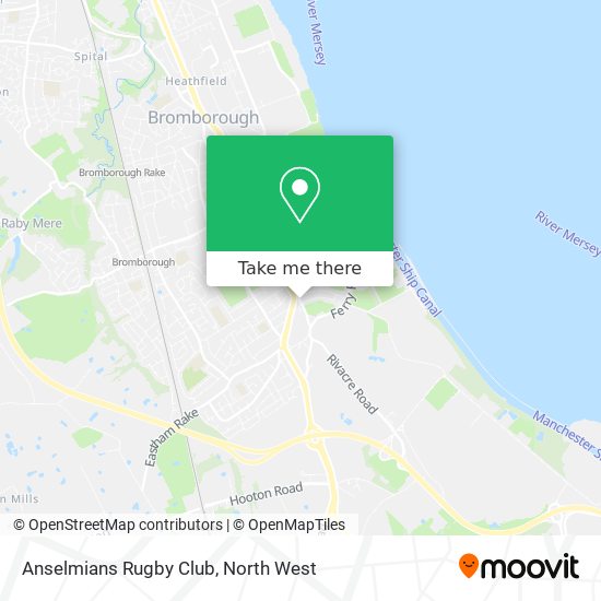 Anselmians Rugby Club map