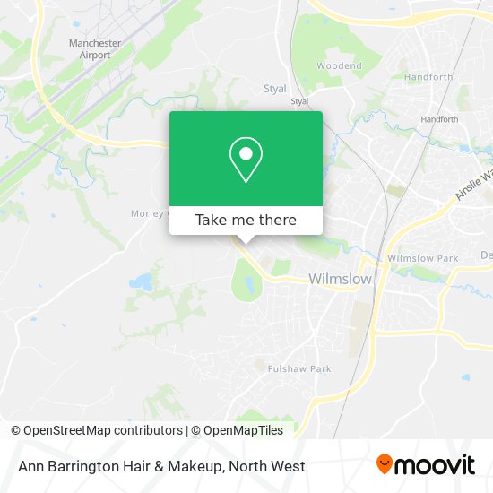Ann Barrington Hair & Makeup map