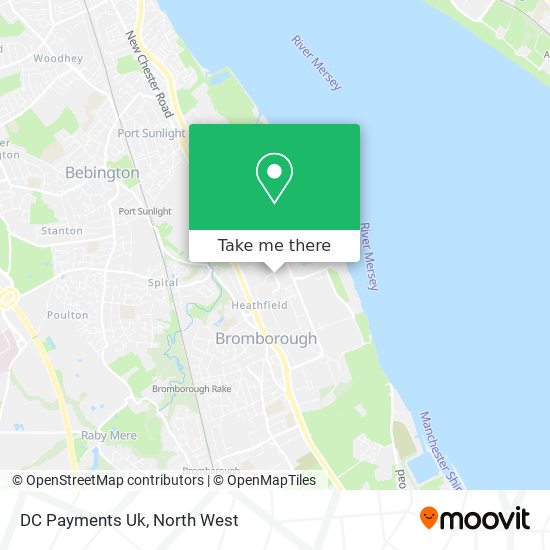 DC Payments Uk map