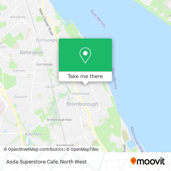 Asda Superstore Cafe map