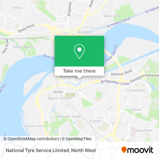National Tyre Service Limited map