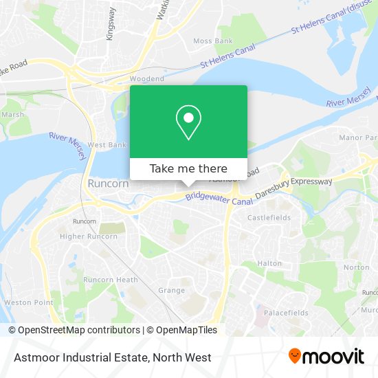 Astmoor Industrial Estate map