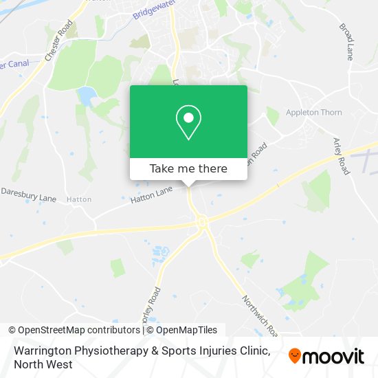 Warrington Physiotherapy & Sports Injuries Clinic map