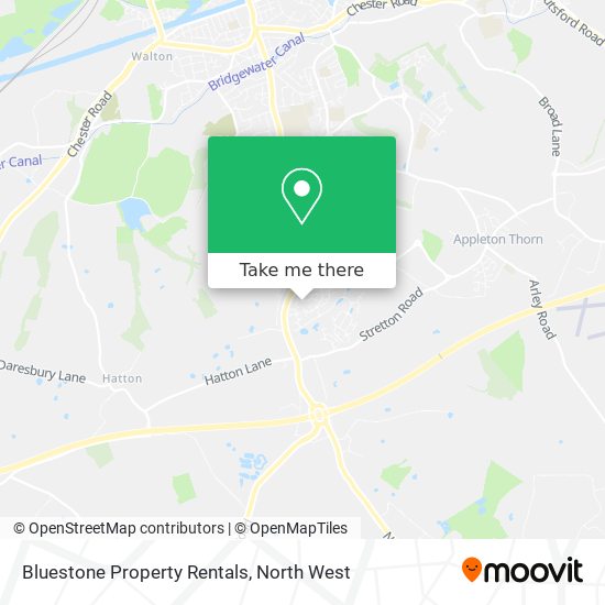 Bluestone Property Rentals map