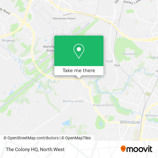 The Colony HQ map