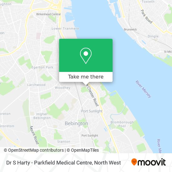 Dr S Harty - Parkfield Medical Centre map
