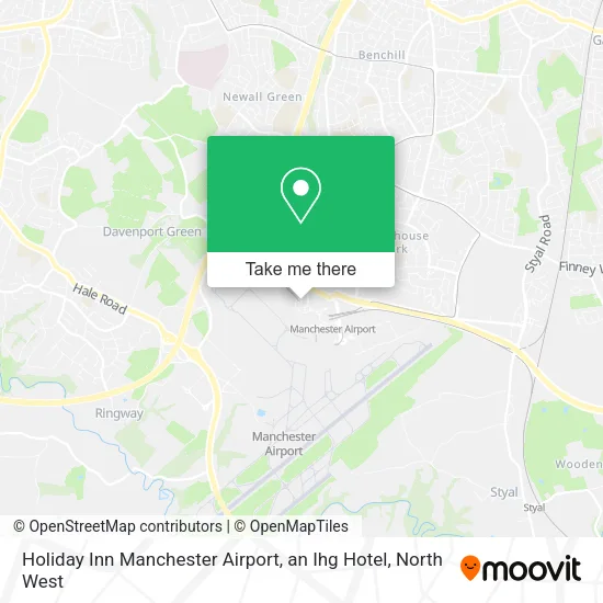 Holiday Inn Manchester Airport, an Ihg Hotel map