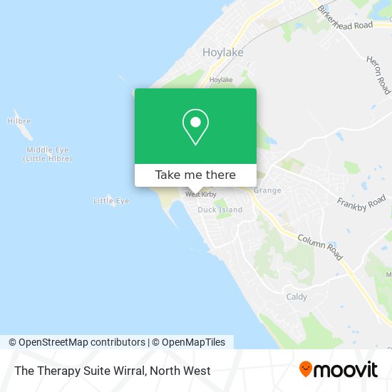 The Therapy Suite Wirral map