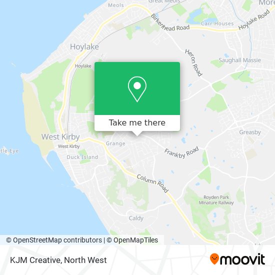 KJM Creative map