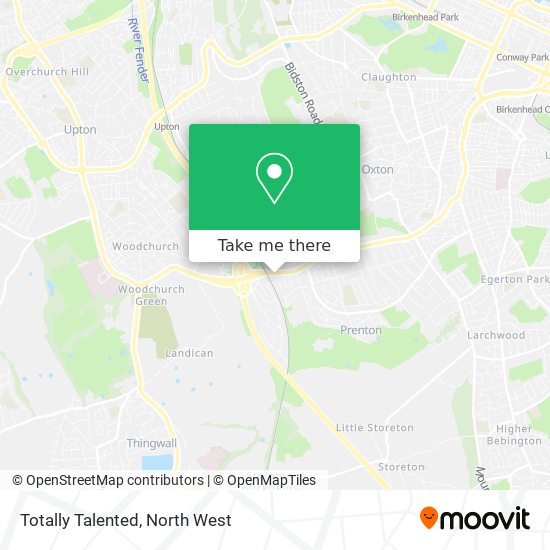 Totally Talented map