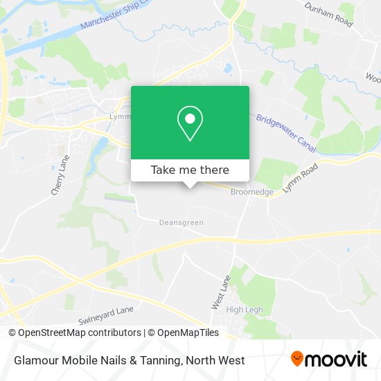 Glamour Mobile Nails & Tanning map