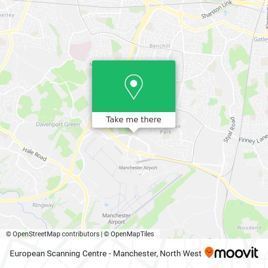 European Scanning Centre - Manchester map
