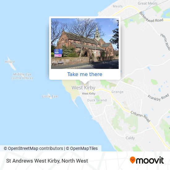 St Andrews West Kirby map