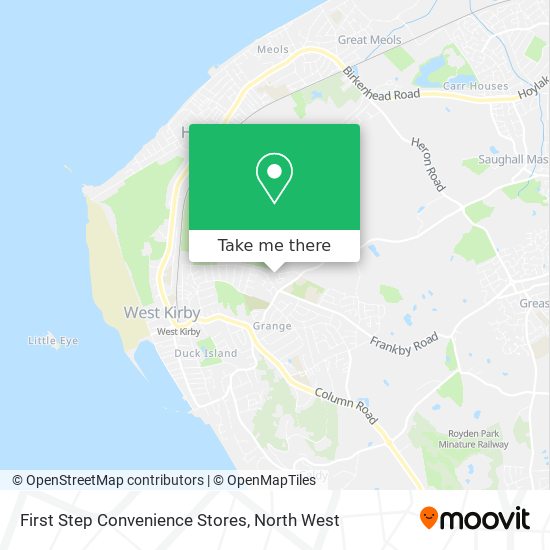 First Step Convenience Stores map