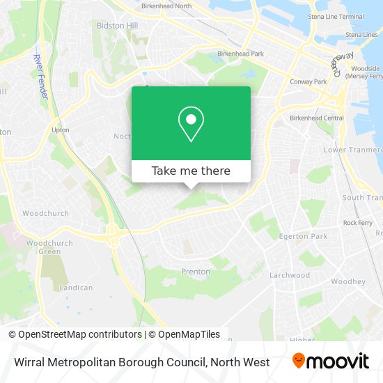 Wirral Metropolitan Borough Council map