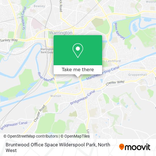 Bruntwood Office Space Wilderspool Park map