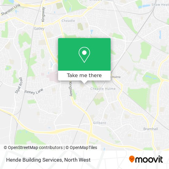 Hende Building Services map
