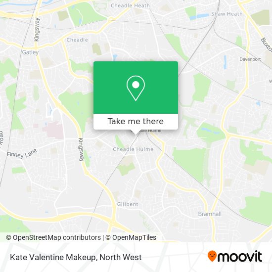Kate Valentine Makeup map