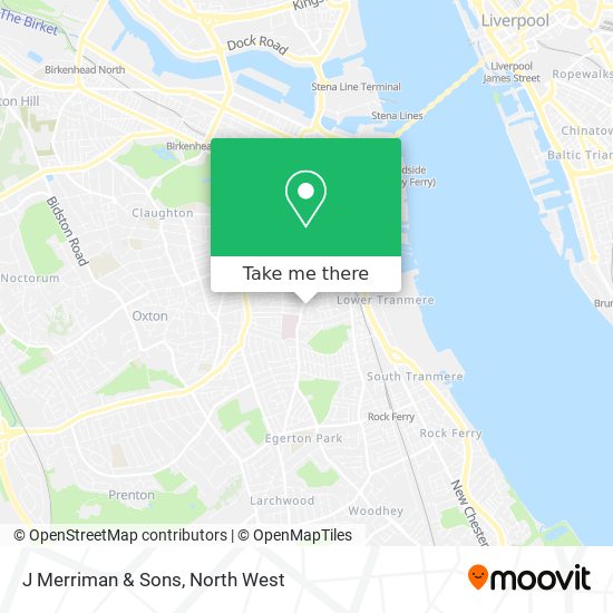J Merriman & Sons map