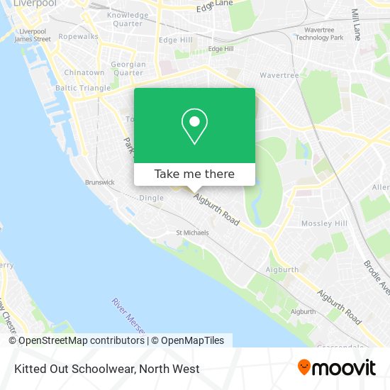 Kitted Out Schoolwear map