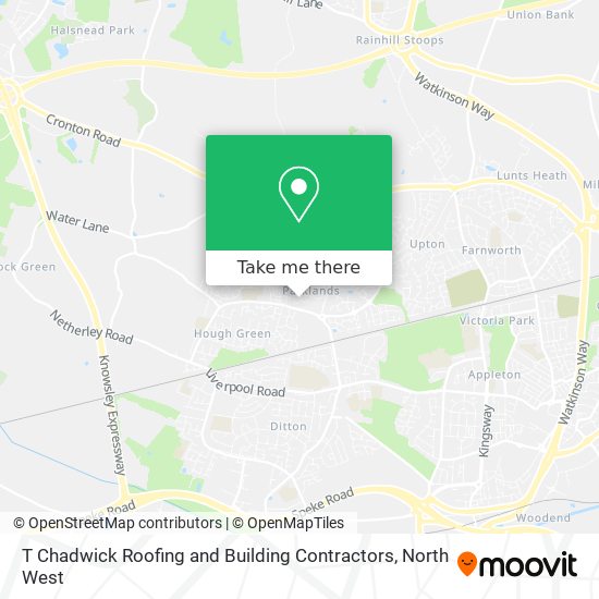 T Chadwick Roofing and Building Contractors map