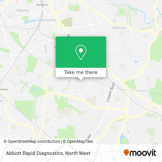 Abbott Rapid Diagnostics map