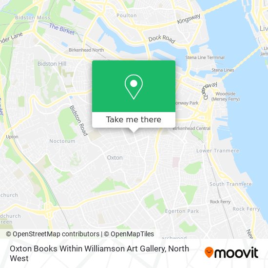 Oxton Books Within Williamson Art Gallery map