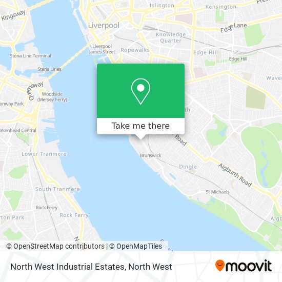 North West Industrial Estates map