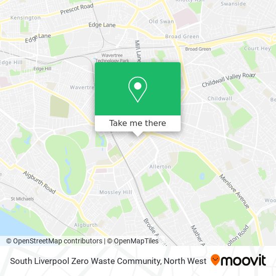 South Liverpool Zero Waste Community map