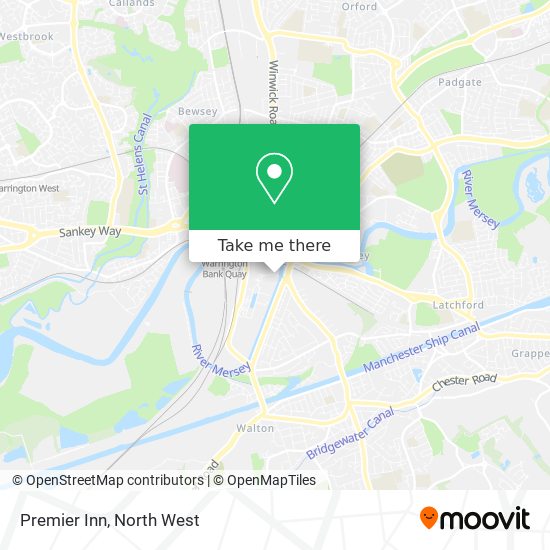Premier Inn map