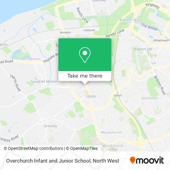 Overchurch Infant and Junior School map