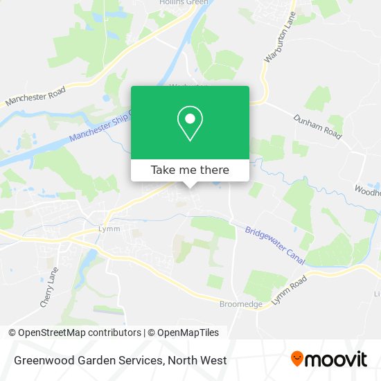 Greenwood Garden Services map