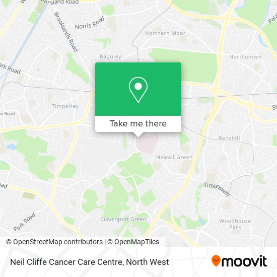 Neil Cliffe Cancer Care Centre map