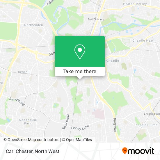 Carl Chester map