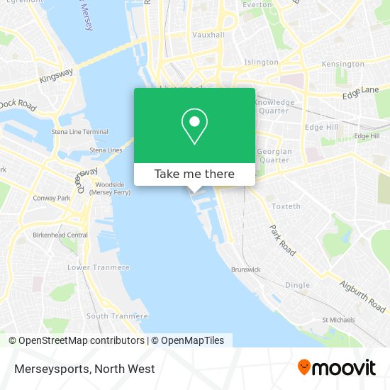 Merseysports map