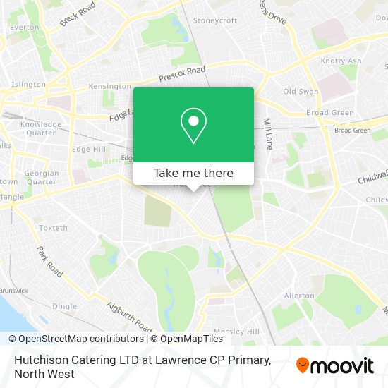 Hutchison Catering LTD at Lawrence CP Primary map