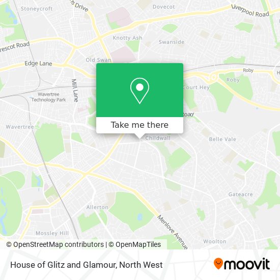 House of Glitz and Glamour map