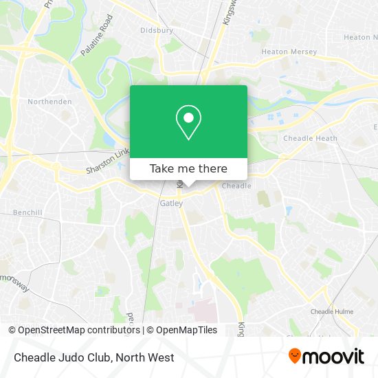 Cheadle Judo Club map