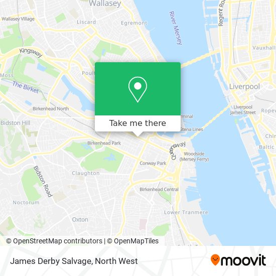James Derby Salvage map
