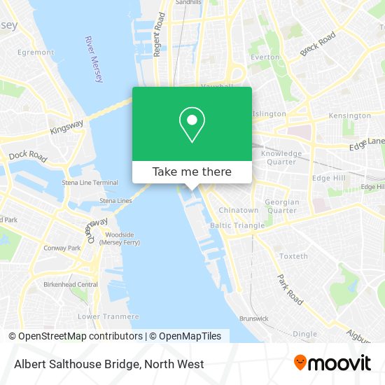 Albert Salthouse Bridge map