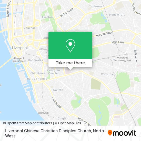 Liverpool Chinese Christian Disciples Church map
