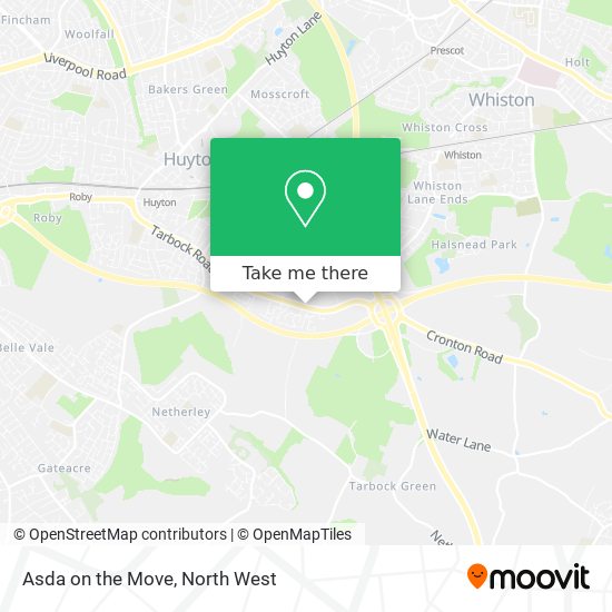 Asda on the Move map