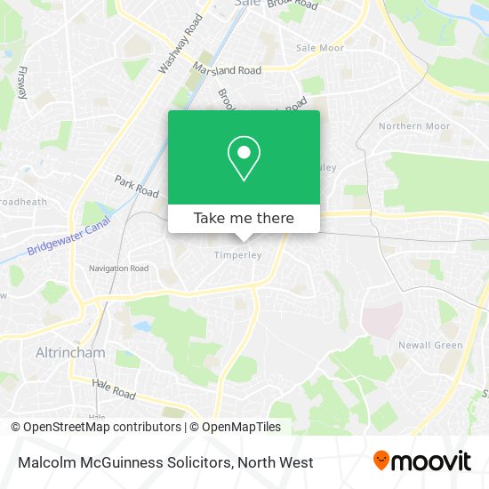 Malcolm McGuinness Solicitors map