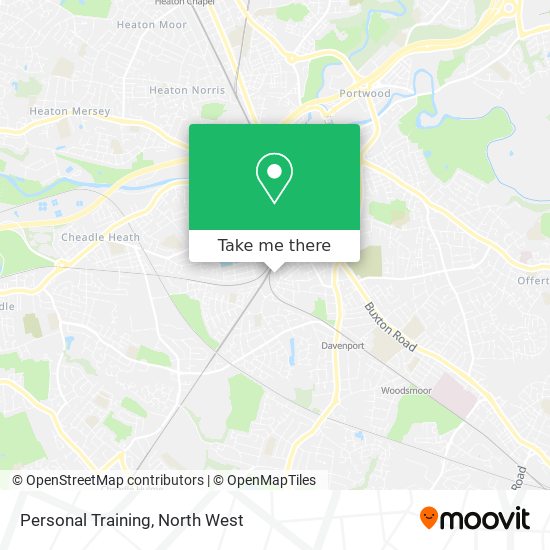 Personal Training map