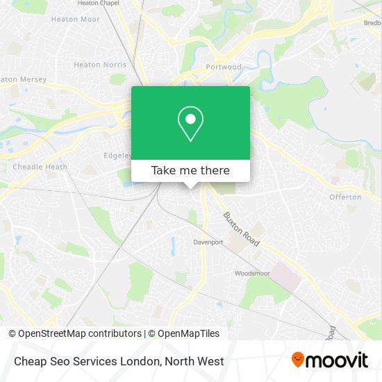 Cheap Seo Services London map