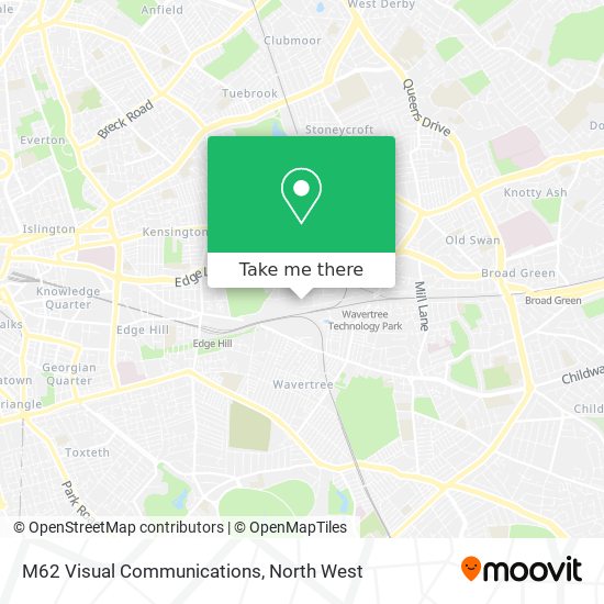 M62 Visual Communications map