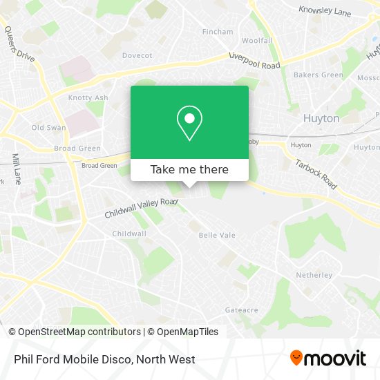 Phil Ford Mobile Disco map