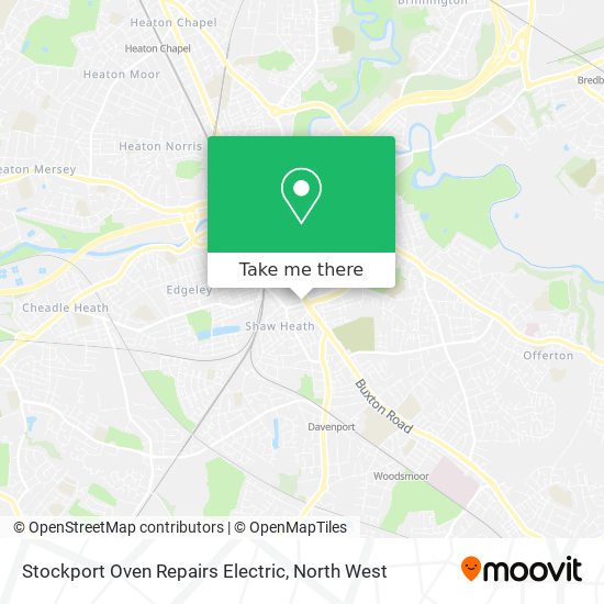 Stockport Oven Repairs Electric map