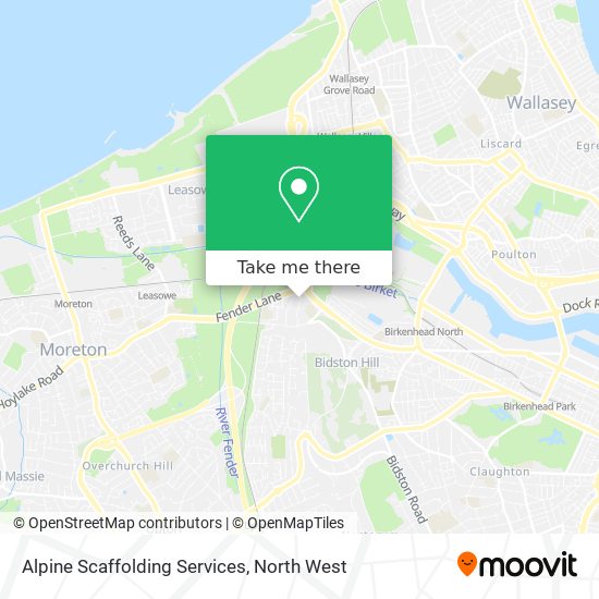Alpine Scaffolding Services map